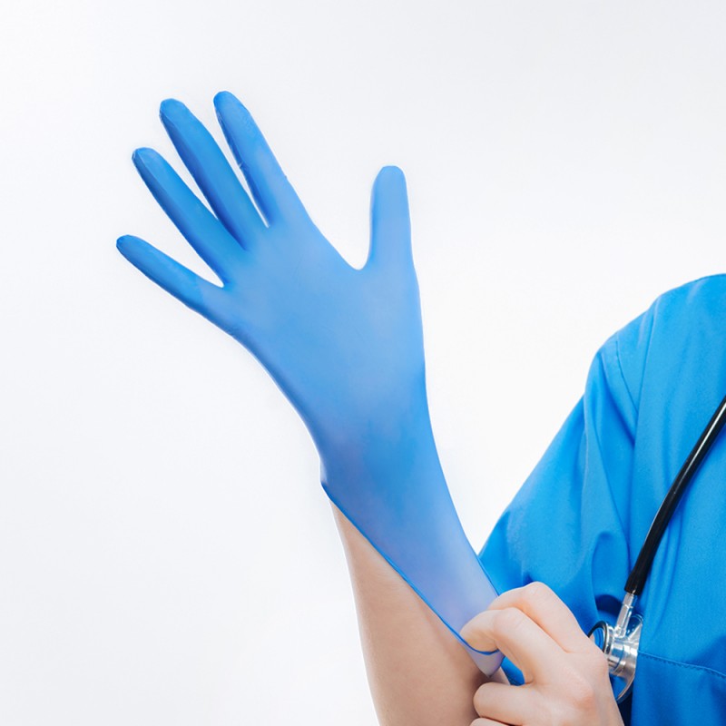 Nitrile exam gloves clearance powder free